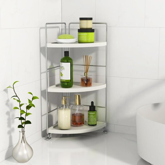 Bathroom Counter Organizer 3-Tier, Corner Organizer Countertop - Picture 2 of 5